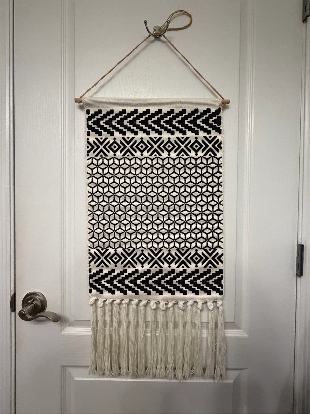 Bohemian Tapestry Macrame Wall Hanging 16” x 24”
